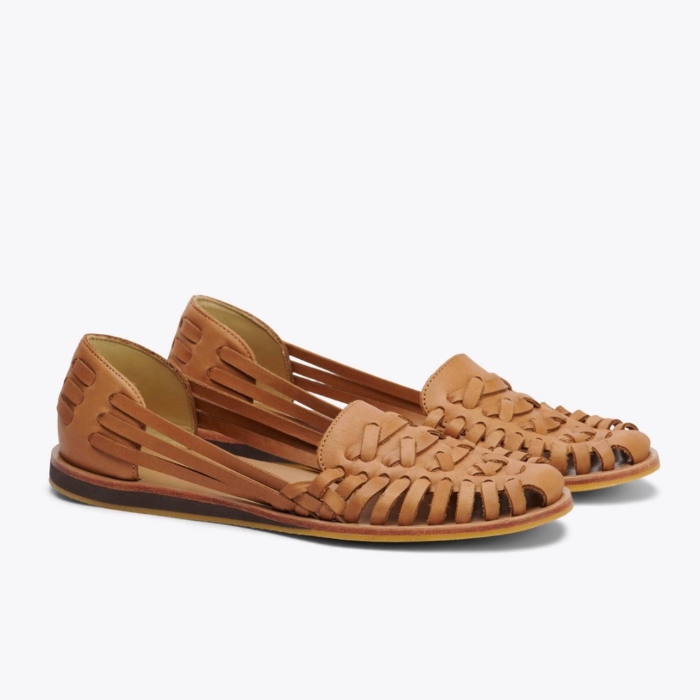 Nisolo Huarache Sandal in Almond